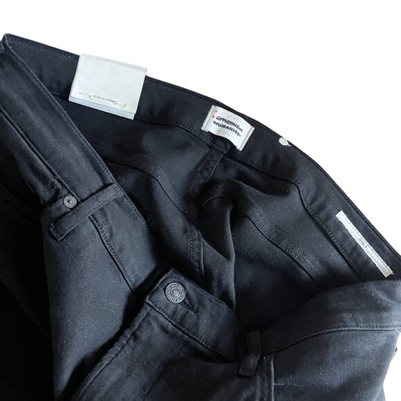 Citizens of Humanity Isola Mid Rise Cropped Boot Plush Black - Picture 7 of 8